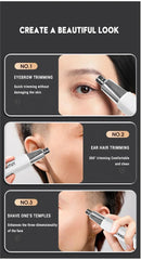 2 In 1 Electric Portable Ear And Nose Hair Trimmer Clipper 2024 Professional Painless Portable Eyebrow For Men 2 In 1 Electric Portable Ear And Nose Hair Trimmer Clipper 2024 Professional Painless Portable Eyebrow For Men