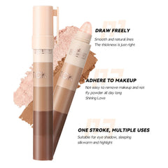 1PC 5 in 1, Eye Brightening, Pearlescent, Glitter, Multiple Shades, Long-lasting Eye Shadow Pen, Perfect Gift for Girls 1PC 5 in 1, Eye Brightening, Pearlescent, Glitter, Multiple Shades, Long-lasting Eye Shadow Pen, Perfect Gift for Girls