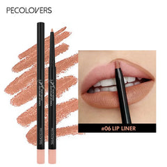 Waterproof Matte Lipliner Pencil Red Contour Tint Lipstick Long Lasting Non-stick Cup Moisturising Lips Makeup 12 Colors Waterproof Matte Lipliner Pencil Red Contour Tint Lipstick Long Lasting Non-stick Cup Moisturising Lips Makeup 12 Colors