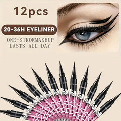 12 PCS Hot Make Up Ultimate Black Liquid Eyeliner Long-lasting Waterproof Eye Liner Pencil Pen Nice Makeup Cosmetic Beauty Tools 12 PCS Hot Make Up Ultimate Black Liquid Eyeliner Long-lasting Waterproof Eye Liner Pencil Pen Nice Makeup Cosmetic Beauty Tools