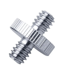1/4" Male to 1/4" Male Threaded Metal Adapter 1/4 Inch Double Male Screw Adapter Supports Tripod Stand Camera Accessories 1/4" Male to 1/4" Male Threaded Metal Adapter 1/4 Inch Double Male Screw Adapter Supports Tripod Stand Camera Accessories