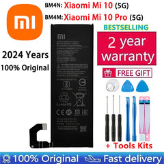 100% Original Replacement Battery BM4M BM4N For Xiaomi Mi 10 Pro 5G Xiaomi 10Pro Mi10 5G Genuine Phone bateria Batteries +Tools 100% Original Replacement Battery BM4M BM4N For Xiaomi Mi 10 Pro 5G Xiaomi 10Pro Mi10 5G Genuine Phone bateria Batteries +Tools