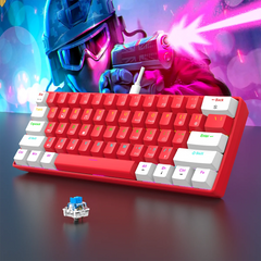 60% wired gaming keyboard, RGB backlight ultra compact mini keyboard, waterproof small compact 61 key keyboard for pc/Mac gamers 60% wired gaming keyboard, RGB backlight ultra compact mini keyboard, waterproof small compact 61 key keyboard for pc/Mac gamers