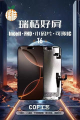 NEW 16PM RJ Incell/Soft OLED LCD Display Touch Screen Digitizer For iPhone X XR XSMAX 11 12 13 14 15 16PROMAX PLUS MINI NEW 16PM RJ Incell/Soft OLED LCD Display Touch Screen Digitizer For iPhone X XR XSMAX 11 12 13 14 15 16PROMAX PLUS MINI