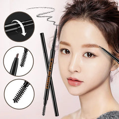 1.5mm fine eyebrow pencil with double head automatic rotation, one line eyebrow pencil waterproof and makeup free makeup pen 1.5mm fine eyebrow pencil with double head automatic rotation, one line eyebrow pencil waterproof and makeup free makeup pen