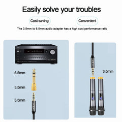 10/5PCS Jack 3.5 To 6.35 Audio Adapter 6.5mm To 3.5mm Converters Male Female Connector Headphone Plug 6.3mm Consumer Electronics 10/5PCS Jack 3.5 To 6.35 Audio Adapter 6.5mm To 3.5mm Converters Male Female Connector Headphone Plug 6.3mm Consumer Electronics