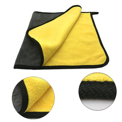 1/2/6pcs Microfiber Cleaning Towel Thicken Soft Drying Cloth Car Body Washing Towels Double Layer Clean Rags Car Accessories 1/2/6pcs Microfiber Cleaning Towel Thicken Soft Drying Cloth Car Body Washing Towels Double Layer Clean Rags Car Accessories