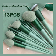 13 PCS Makeup Brushes Set Eye Shadow Foundation Women Cosmetic Brush Eyeshadow Blush Beauty Soft Make Up Tools Bag 13 PCS Makeup Brushes Set Eye Shadow Foundation Women Cosmetic Brush Eyeshadow Blush Beauty Soft Make Up Tools Bag