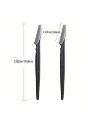 18pcs black eyebrow trimmer set with scratch resistant eyebrow trimmer blades 18pcs black eyebrow trimmer set with scratch resistant eyebrow trimmer blades