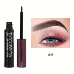 1pc Tattoo Peel Off Eyebrow Gel Tint, Semi Permanent Brow Tint, Waterproof, Transfer-proof, For Fuller & Defined Looking Brows 1pc Tattoo Peel Off Eyebrow Gel Tint, Semi Permanent Brow Tint, Waterproof, Transfer-proof, For Fuller & Defined Looking Brows