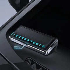 1PC Solar Car Phone Number Plate Led Lighting Temporary Parking Card Hidden Plates Car Park Stop Multiple Number Parking Gadgets 1PC Solar Car Phone Number Plate Led Lighting Temporary Parking Card Hidden Plates Car Park Stop Multiple Number Parking Gadgets