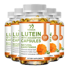 مكمل اللوتين والزياكسانثين - لتخفيف إجهاد العين والجفاف والبقع الصفراء، وفيتامينات العين لصحة القلب والأوعية الدموية للبالغين مكمل اللوتين والزياكسانثين - لتخفيف إجهاد العين والجفاف والبقع الصفراء، وفيتامينات العين لصحة القلب والأوعية الدموية للبالغين