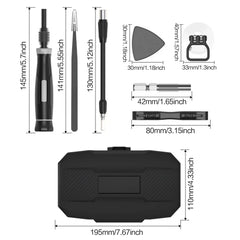 Precision Screwdriver Set, Laptop Tool Kit, 152/25 in 1 Professional Computer Screwdriver Repair Kit T5 T6 Torx Screwdriver Precision Screwdriver Set, Laptop Tool Kit, 152/25 in 1 Professional Computer Screwdriver Repair Kit T5 T6 Torx Screwdriver