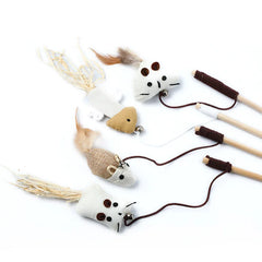 1PC Teaser Feather Toys Kitten Funny Colorful Rod Cat Wand Toys Wood Pet Cat Toys Interactive Stick Pet Cat Supplies 1PC Teaser Feather Toys Kitten Funny Colorful Rod Cat Wand Toys Wood Pet Cat Toys Interactive Stick Pet Cat Supplies