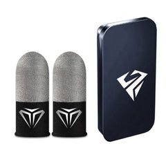2 Pcs Mobile Game Fingertip Gloves Sweatproof Anti-slip Touch Screen Finger Sleeve Breathable Gaming Fingertip Cover For Gamer 2 Pcs Mobile Game Fingertip Gloves Sweatproof Anti-slip Touch Screen Finger Sleeve Breathable Gaming Fingertip Cover For Gamer