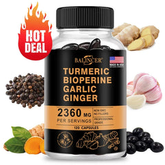 Turmeric and Black Pepper Ginger - Joint Support Supplement Containing Piperin and 95% Curcumin. Digestive and Immune Support Turmeric and Black Pepper Ginger - Joint Support Supplement Containing Piperin and 95% Curcumin. Digestive and Immune Support