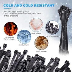 1000/100Pcs Nylon Cable Ties Self-locking Cord Ties Straps Adjustable Cables Fastening Loop Home Office Wire Zip Ties Wholesale 1000/100Pcs Nylon Cable Ties Self-locking Cord Ties Straps Adjustable Cables Fastening Loop Home Office Wire Zip Ties Wholesale