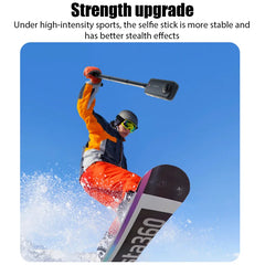 1.2m Ultra-Long Carbon Fiber Invisible Selfie Stick For Insta360 X3/X2/for DJI Action 3/GoPro Camera Invisible Selfie Stick 1.2m Ultra-Long Carbon Fiber Invisible Selfie Stick For Insta360 X3/X2/for DJI Action 3/GoPro Camera Invisible Selfie Stick