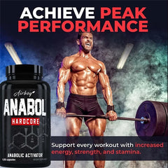Anabol Hardcore Supplement - Helps Build Lean, Firm, High-quality Muscle,Promoting Muscle Growth,Recovery & Strength Enhancement Anabol Hardcore Supplement - Helps Build Lean, Firm, High-quality Muscle,Promoting Muscle Growth,Recovery & Strength Enhancement