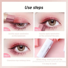 2 In 1 Pearly Highlighter Eyeshadow Stick Makeup Waterproof Long Lasting Glitter Eyeshadow Eyeliner Stick Eyes Makeup Cosmetics 2 In 1 Pearly Highlighter Eyeshadow Stick Makeup Waterproof Long Lasting Glitter Eyeshadow Eyeliner Stick Eyes Makeup Cosmetics