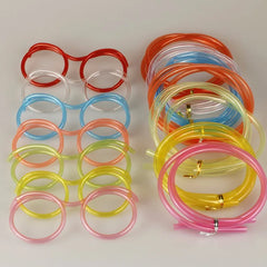Straw Glasses Funny Soft PVC Glasses Flexible Drinking Straws Kids Party Supplies Bar Supplies Creativity Toy Kids Gift Straw Glasses Funny Soft PVC Glasses Flexible Drinking Straws Kids Party Supplies Bar Supplies Creativity Toy Kids Gift