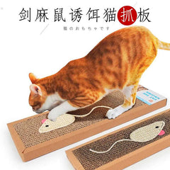 Cat Scratching Board Protect Furniture Grinding Claw Toys Oval Corrugated Paper Wear-resistant Cat Nest Cat Accessories Cat Scratching Board Protect Furniture Grinding Claw Toys Oval Corrugated Paper Wear-resistant Cat Nest Cat Accessories