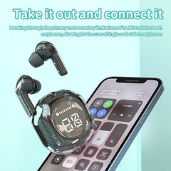 سماعات أذن T8 PRO Tws بلوتوث شفافة مع شاشة رقمية LED لاسلكية داخل الأذن لسماعات Xiaomi Huawei iPhone سماعات أذن T8 PRO Tws بلوتوث شفافة مع شاشة رقمية LED لاسلكية داخل الأذن لسماعات Xiaomi Huawei iPhone