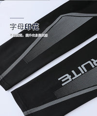 2-piece tight pants men's cycling base fitness shorts quick drying high elasticity sports set running training compression 2-piece tight pants men's cycling base fitness shorts quick drying high elasticity sports set running training compression