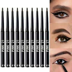 10Pcs Long-Lasting Black Eyeliner Pencils -Waterproof, Sweatproof and Smudge-Proof with Easy Twist  Eyeliner Pencils 10Pcs Long-Lasting Black Eyeliner Pencils -Waterproof, Sweatproof and Smudge-Proof with Easy Twist  Eyeliner Pencils