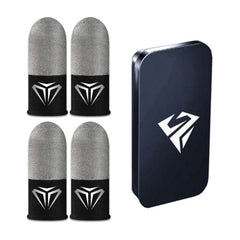 2 Pcs Mobile Game Fingertip Gloves Sweatproof Anti-slip Touch Screen Finger Sleeve Breathable Gaming Fingertip Cover For Gamer 2 Pcs Mobile Game Fingertip Gloves Sweatproof Anti-slip Touch Screen Finger Sleeve Breathable Gaming Fingertip Cover For Gamer