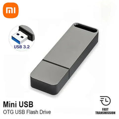 Xiaomi Mijia 16TB Flash Drive OTG USB3.2 High Speed Transfer Pen Drive Key 8TB 4TB Portable Metal Memory Drive Waterproof Xiaomi Mijia 16TB Flash Drive OTG USB3.2 High Speed Transfer Pen Drive Key 8TB 4TB Portable Metal Memory Drive Waterproof