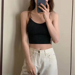 1pc Women Sexy Solid Color Camisole Ice Silk Tube Seamless Sports Tank Top Wireless Underwear Padded Bra Bralette Vest 1pc Women Sexy Solid Color Camisole Ice Silk Tube Seamless Sports Tank Top Wireless Underwear Padded Bra Bralette Vest