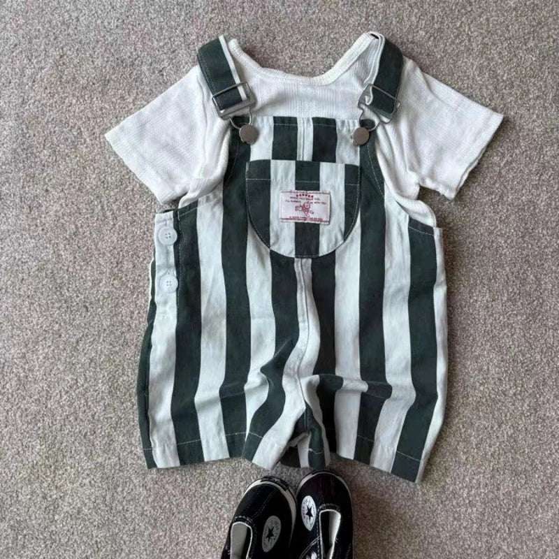 HY2621 Korean Style Infant Toddler Clothing Boys Girls Summer Fashion Washed Overalls Short Pants Korean Version Casual Trousers HY2621 Korean Style Infant Toddler Clothing Boys Girls Summer Fashion Washed Overalls Short Pants Korean Version Casual Trousers
