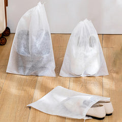 10Pcs Set Shoe Dust Covers Non-Woven Dustproof Drawstring Clear Storage Bag Travel Pouch Shoe Bags Drying Shoes Protect 10Pcs Set Shoe Dust Covers Non-Woven Dustproof Drawstring Clear Storage Bag Travel Pouch Shoe Bags Drying Shoes Protect
