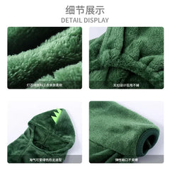 1PC Pet Clothing Dog Cat Autumn and Winter Thickened Warm Blue Dinosaur Hooded Coat For Small Medium Dogs 1PC Pet Clothing Dog Cat Autumn and Winter Thickened Warm Blue Dinosaur Hooded Coat For Small Medium Dogs