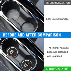 1/2Pcs Car Anti-Slip Silicone Pad Water Cup Holder Drink Coaster Accessories For Toyota Chr Verso Hiace Prius Yaris Trd Corolla 1/2Pcs Car Anti-Slip Silicone Pad Water Cup Holder Drink Coaster Accessories For Toyota Chr Verso Hiace Prius Yaris Trd Corolla