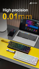 X68HE ATTACK SHARK Magnetic Gaming Keyboard Mechanical Wired for Pro Gaming 0.01mm Rapid Trigg 8000Hz SOCD/Rs 0.125ms 128K Rate X68HE ATTACK SHARK Magnetic Gaming Keyboard Mechanical Wired for Pro Gaming 0.01mm Rapid Trigg 8000Hz SOCD/Rs 0.125ms 128K Rate