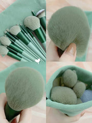 13 PCS Makeup Brushes Set Eye Shadow Foundation Women Cosmetic Brush Eyeshadow Blush Beauty Soft Make Up Tools Bag 13 PCS Makeup Brushes Set Eye Shadow Foundation Women Cosmetic Brush Eyeshadow Blush Beauty Soft Make Up Tools Bag