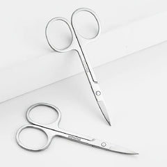 1-Pack Stainless Steel Eyebrow Scissors Facial Hair Small Grooming Scissors - Unisex Eyebrow, Nose Hair And Beard Trimming Sciss 1-Pack Stainless Steel Eyebrow Scissors Facial Hair Small Grooming Scissors - Unisex Eyebrow, Nose Hair And Beard Trimming Sciss