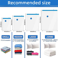 1-8PCS Vacuum Bag and Pump Cover for Clothes Storing Large Plastic Compression Empty Bag Travel Accessories Storage Container 1-8PCS Vacuum Bag and Pump Cover for Clothes Storing Large Plastic Compression Empty Bag Travel Accessories Storage Container