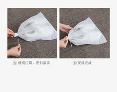 10pcs Shoes Storage Bag Closet Organizer Non-woven Travel Portable Bag Waterproof Pocket Clothing Classified Hanging Bags 10pcs Shoes Storage Bag Closet Organizer Non-woven Travel Portable Bag Waterproof Pocket Clothing Classified Hanging Bags