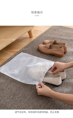 10pcs Shoes Storage Bag Closet Organizer Non-woven Travel Portable Bag Waterproof Pocket Clothing Classified Hanging Bags 10pcs Shoes Storage Bag Closet Organizer Non-woven Travel Portable Bag Waterproof Pocket Clothing Classified Hanging Bags