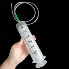 100/300/550ml Large Capacity Syringes Reusable Needle Barrel Oil Pump With 1m Hose For Pet Feeding Measuring Pump Vacuum Syringe 100/300/550ml Large Capacity Syringes Reusable Needle Barrel Oil Pump With 1m Hose For Pet Feeding Measuring Pump Vacuum Syringe