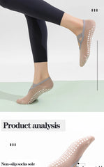 1/ 3Pair Professional Women Yoga Sock Silicone Anti-slip Ballet Pilates Socks Women Backless Breathable Bandage Yoga Sport Socks 1/ 3Pair Professional Women Yoga Sock Silicone Anti-slip Ballet Pilates Socks Women Backless Breathable Bandage Yoga Sport Socks