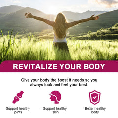 كبسولات ألكفريش ببتيد الكولاجين والجلوتاثيون والبيوتين وحمض الهيالورونيك مع الفيتامينات المعقدة - مكمل غذائي خالٍ من الغلوتين كبسولات ألكفريش ببتيد الكولاجين والجلوتاثيون والبيوتين وحمض الهيالورونيك مع الفيتامينات المعقدة - مكمل غذائي خالٍ من الغلوتين