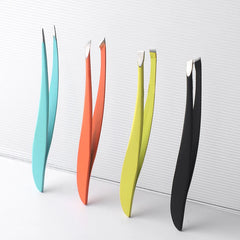 1-4 pcs Colorful New Arrival Professional Stainless Steel Tweezer Eyebrow Face Nose Hair Clip Remover Tool Banana Clip 1-4 pcs Colorful New Arrival Professional Stainless Steel Tweezer Eyebrow Face Nose Hair Clip Remover Tool Banana Clip