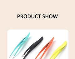 1-4 pcs Colorful New Arrival Professional Stainless Steel Tweezer Eyebrow Face Nose Hair Clip Remover Tool Banana Clip 1-4 pcs Colorful New Arrival Professional Stainless Steel Tweezer Eyebrow Face Nose Hair Clip Remover Tool Banana Clip