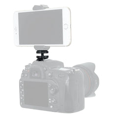 1/4 Hot Shoe Mount Phone Holder Dual Nut Cold Shoe Adapter Bracket For Double-Layer Camera Hot Shoe Adapter Accessories 1/4 Hot Shoe Mount Phone Holder Dual Nut Cold Shoe Adapter Bracket For Double-Layer Camera Hot Shoe Adapter Accessories