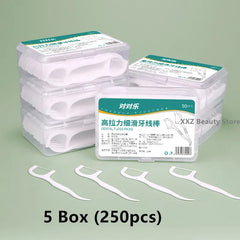 1/2/5/10 Box Portable Disposable Dental Floss Plastic Toothpick High-tension Dental Floss Stick Dental Floss Box Oral Care 1/2/5/10 Box Portable Disposable Dental Floss Plastic Toothpick High-tension Dental Floss Stick Dental Floss Box Oral Care