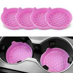 2/4pcs Car Cup Holder Coaster Silicone Cup Holder Insert Universal Non-Slip Cup Holders Car Accessories Interior Silent Cup Pad 2/4pcs Car Cup Holder Coaster Silicone Cup Holder Insert Universal Non-Slip Cup Holders Car Accessories Interior Silent Cup Pad
